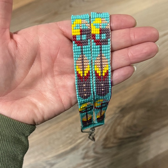 Beautiful Native American Beaded Lanyard - Picture 3 of 4